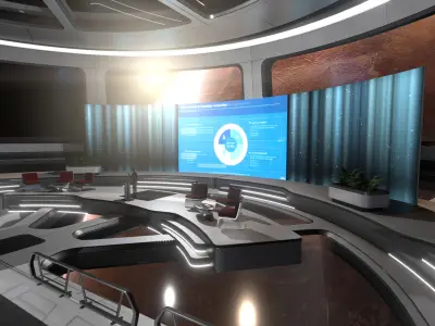 3D Showroom Level Kit Vol 18 Low-poly 3D model