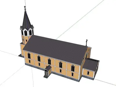 Architecture-Religion-God-Culture-Temple-0139 church 3D model