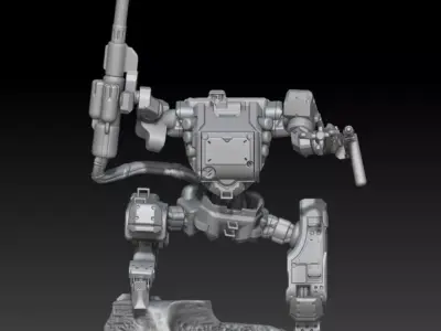 Toad Mecha  3D print model