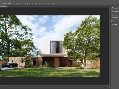 SCENE LUMION 9 AND ABOVE HOUSE BY YOGA4ARCH 3D model