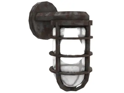 Wall Light 1 Lowpoly  Low-poly 3D model