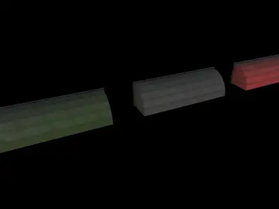 Shop Signs Pack Low-poly 3D model