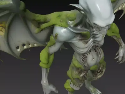 Swamp Corrupted Beast Variants Pack 3D model