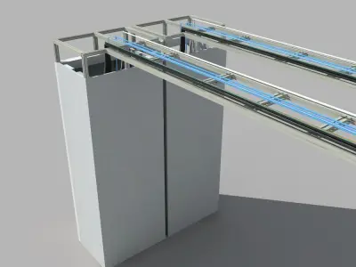 Telecom Power System 01 3D model