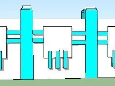 HOUSE BOUNDARY WALL LATEST DESIGN 3D model