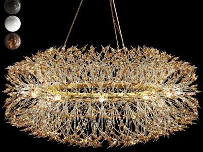 Crystal Chandelier Collection 001 3D model