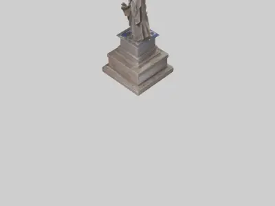 The Spirit of Independence statue model 3D model