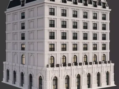 SketchUp classic building  3D model