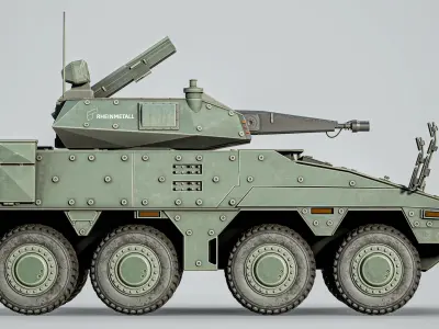  Skyranger 30 Air Defence Tower System Green Camo PBR 