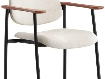 CB2 Warren Chair 3D model