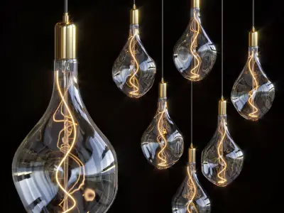 Voronoi II bulb S 3D model