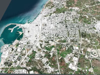 Cityscape  Bari Italy 3D model