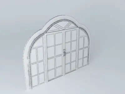 Door and window Free 3D model