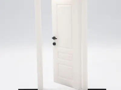 Functional Door style 4  3D print model