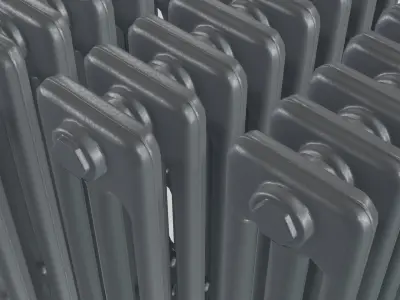 Classic Cast Iron Radiator 3C Collection 3D model