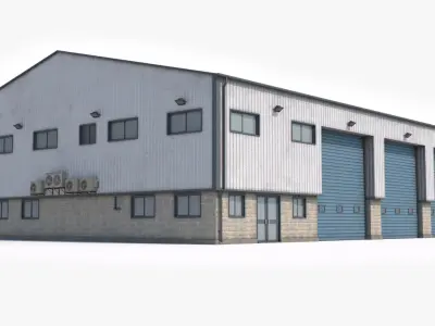  24 Industrial Buildings And Props Collection 