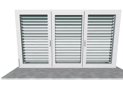 Window and blinds Free 3D model