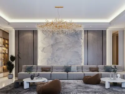 Luxury Reception Free 3D model