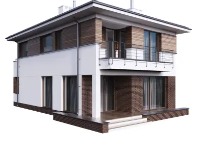 Villa 01 House Cottage  3D model