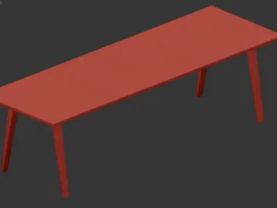 table A Line 3D model