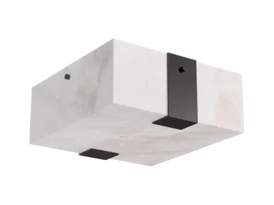 Alabaster Flush Mount 3D model