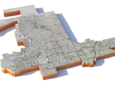Las Vegas in Nevada USA 3D model