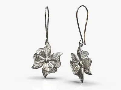 Fashion earrings 3D print model