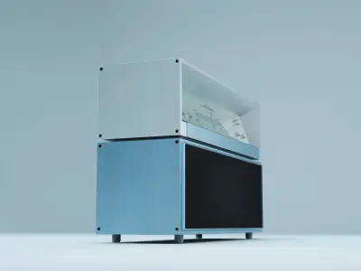Audio System Low-poly 3D model