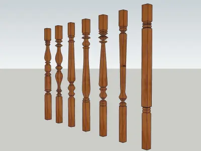 Baluster 3D Sletchup Model Download 3D model