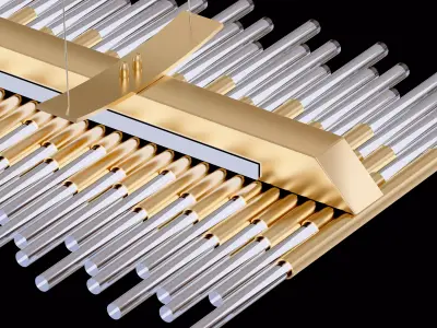 Sticks Ceiling Chandelier 3D model