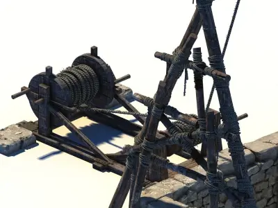 Medieval well  3D model