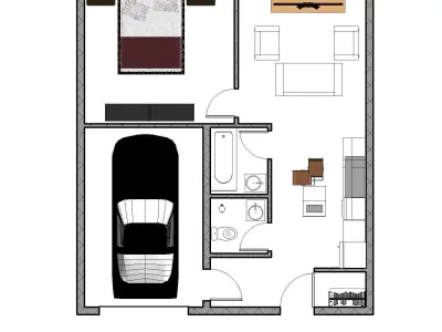 Studio Plan  3D model