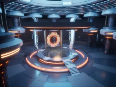 UE5 Virtual Lab 3D model