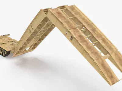  AVLB M60A1 Sand Color in Deployment 