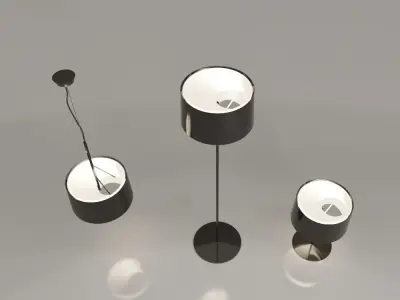 Lamp PACK - Metalarte EDA M P T  3D model