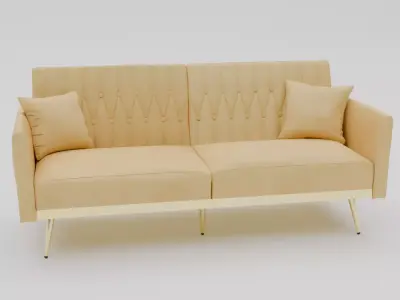 Modern Sofa Low-poly 3D model