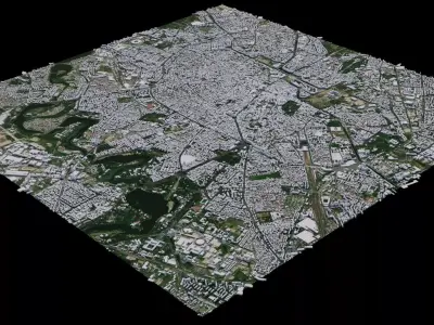 Bucharest - Romania 3D model