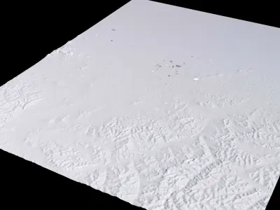 Zibo China City Landscape 3D Model 3D model