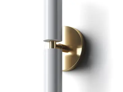 ADA Compliant Lighting - Color Ruler Sconce 3D model