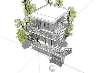 Creative Design-Holiday Cabin-053 3D model