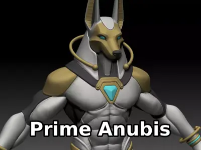 Prime Anubis High Poly 3D model