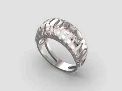 R 162 a Ring wide 3D print model