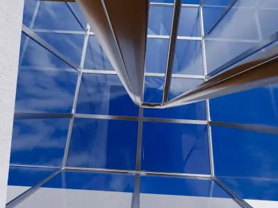 Town Hall Low-poly 3D model