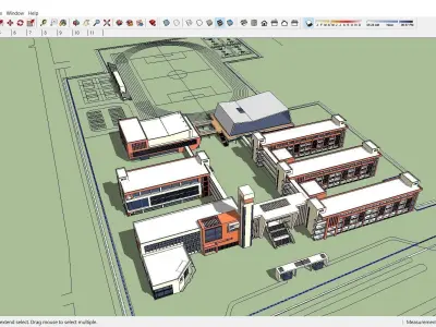 Sketchup School and University 139 3D model