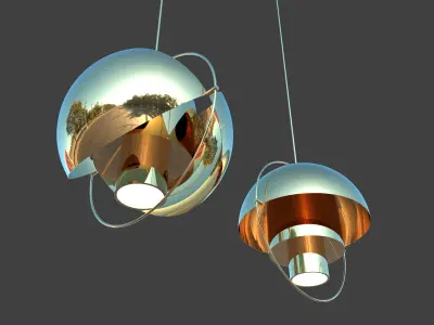 globe light 3D model