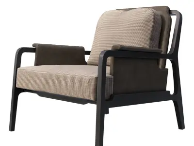 Fergus Lounge Chair Caste Design Relax armchair 3D model