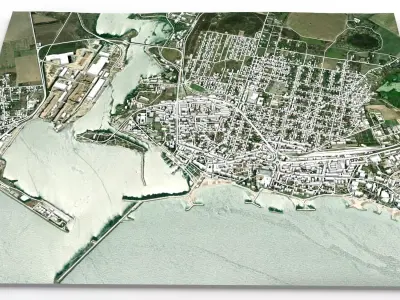 Cityscape Mangalia Romania 3D model