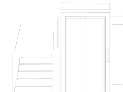 Villa elevator Free 3D model