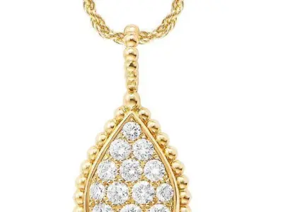 serpent boheme pendant M motif 3D print model