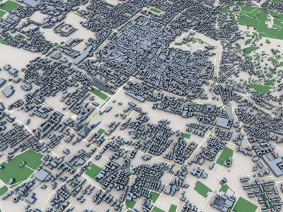 Brescia City Italy 3D model